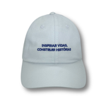 Boné Personalizado RE/MAX Houston Inspirar Vidas Branco