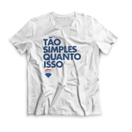Camiseta Tão Simples Unissex