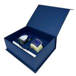 Caixa de Presente vela & aromatizador Azul - 2 itens 