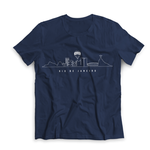 Camiseta Rio de Janeiro Skyline Feminino