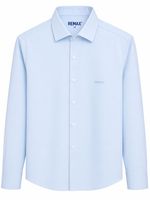 Camisa Masculina Wall Street  Azul Claro REMAX  LOGO NOVO
