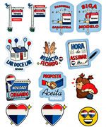 Cartela de Adesivo Fun LOGO NOVO - 13 Peças