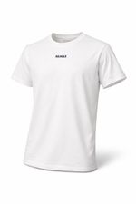 Camiseta Algodão Pima Off white By Caca Zambardino Logo Preto Centro 
