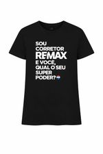 Camiseta Super Poder Preto Unissex LOGO ATUAL