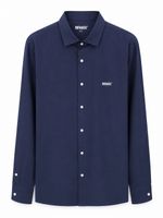 Camisa Social Masculina  Ottawa Azul Marinho REMAX LOGO NOVO