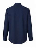 Camisa Social Masculina Holanda Azul Marinho LOGO NOVO
