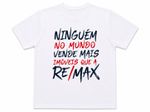 Camiseta Ninguém No Mundo Branco Unissex