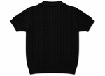 Polo Chicago Feminina Tricot Preto LOGO NOVO