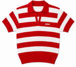 Polo Miami Beach Feminina Tricot Vermelha LOGO NOVO