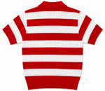 Polo Miami Beach Feminina Tricot Vermelha LOGO NOVO
