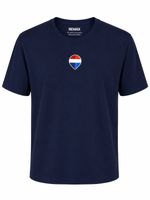 Camiseta Algodão Pima Azul Marinho Balão Signed by Caca Zambardino