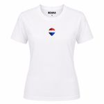 Camiseta Algodão Pima Branca Balão Centro Signed by Rute Vieira