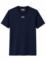 Camiseta Algodão Pima Azul Marinho Signed by Caca Zambardino LOGO NOVO