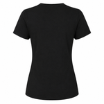 Camiseta Algodão Pima Preta Logo Preto Signed by Rute Vieira