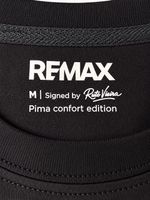 Camiseta Algodão Pima Preta Logo Preto Signed by Rute Vieira