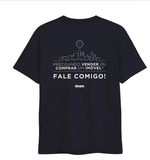 Camiseta Montreal (Fale Comigo) Preto Unissex LOGO NOVO