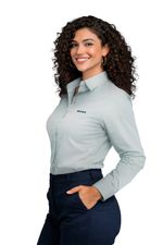 Camisa Feminina Vancouver Azul Claro RE/MAX