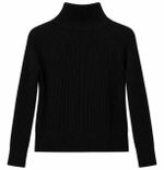 Casaco Manchester Preto Feminino Tricot Ziper