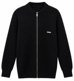 Casaco Manchester Preto Masculino Tricot Ziper
