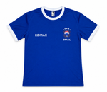 Camiseta Brasil Personalizada RE/MAX Azul Marinho Infantil 