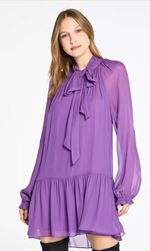 Vestido Lafort Curto Laço Laila Georgette