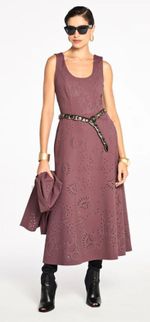 Vestido Lafort Midi Laser Roseli Technoblock