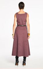 Vestido Lafort Midi Laser Roseli Technoblock