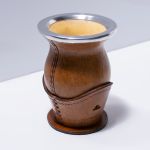Cuia Tradicional com Base Couro