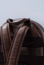 Mochila de Couro Round M-115 Cabernet Conhaque
