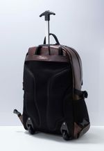 Mochila de Couro com Rodinhas M-134 Cabernet Conhaque