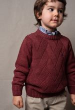Sweater Infantil LC 21321 Bordô