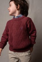 Sweater Infantil LC 21321 Bordô