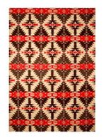 Tapete 1,35 x 1,75 - Rombos Tango Chocolate