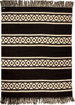 Manta 1,80 x 1,40 - Salta Negro Crudo