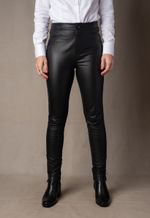 Calça Couro Feminina Pelica LC72 Preto