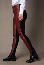 Calça de Couro Pelica LC72 Marsala