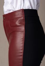 Calça de Couro Pelica LC72 Marsala