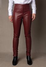 Calça de Couro Pelica LC72 Marsala
