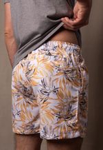 Short Estampado Isla 1753 Dourado