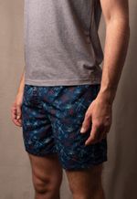 Shorts Estampado Isla 1753 Azul Marino