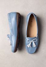Mocassim Cannes 6385 Azul Claro