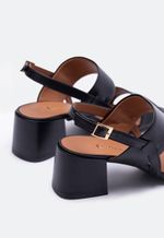 Sandália Feminina Couro Preto