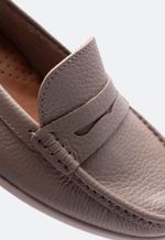 Mocassim Feminino Couro New Taupe