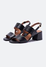 Sandália Feminina Couro Preto