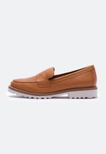 Mocassim Feminino Couro Caramelo