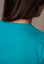 Camiseta Feminina Lisa Verde Safira