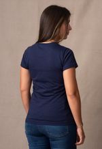 Camiseta Feminina Lisa Azul Marinho