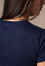 Camiseta Feminina Lisa Azul Marinho