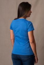 Camiseta Feminina Lisa Azul Royal