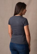 Camiseta Feminina Lisa Cinza Ardósia